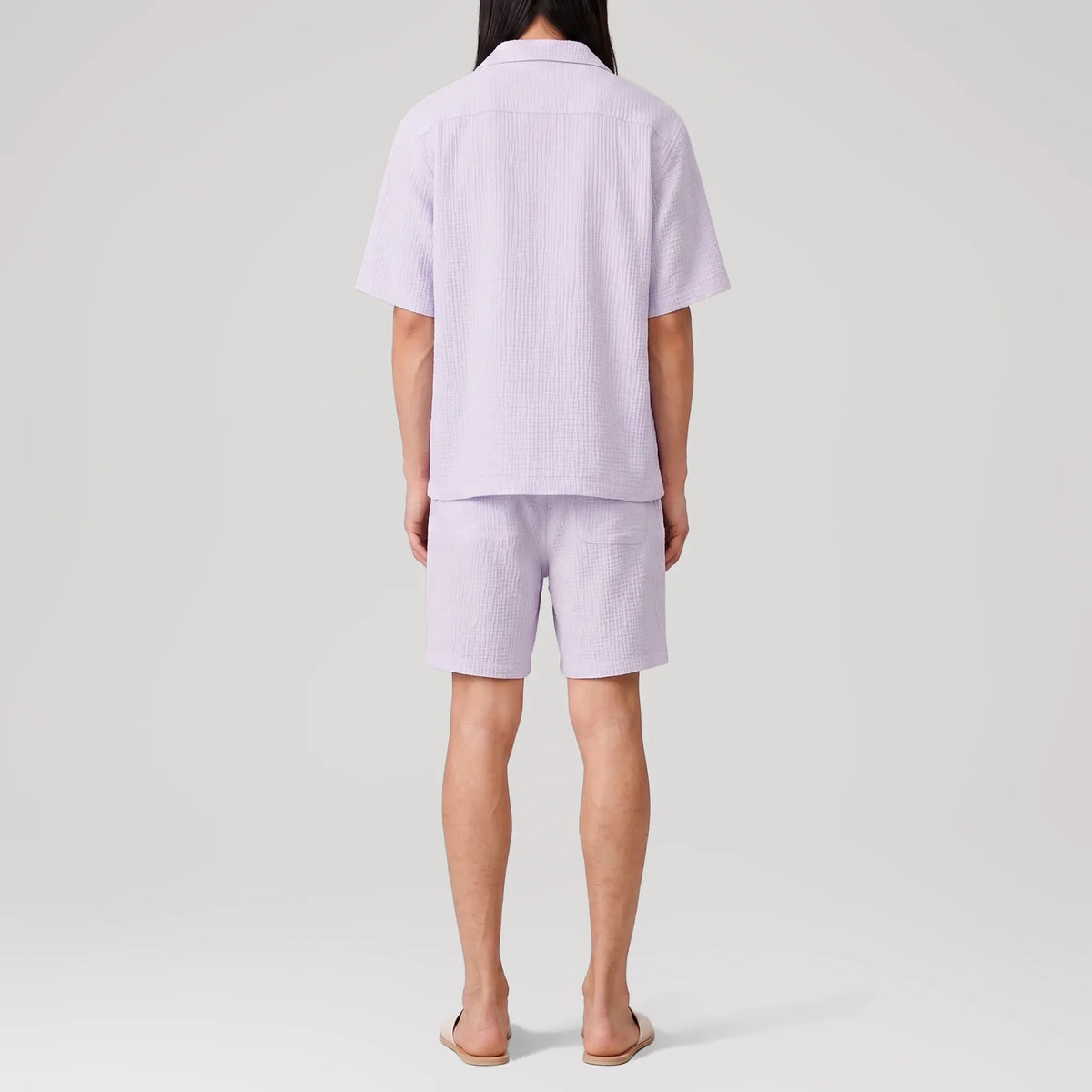 AngelWeave Lavender Resort Shirt, back view