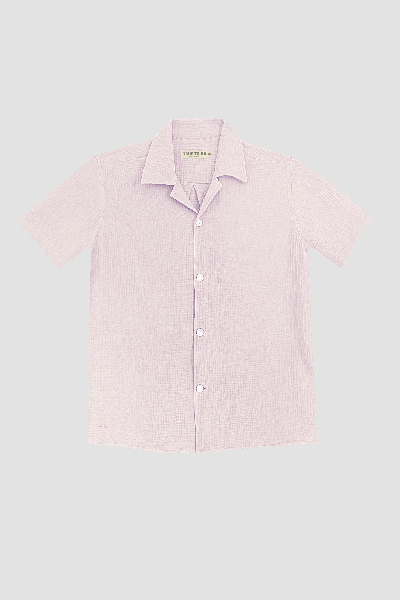 AngelWeave Peach Gauze Resort Shirt