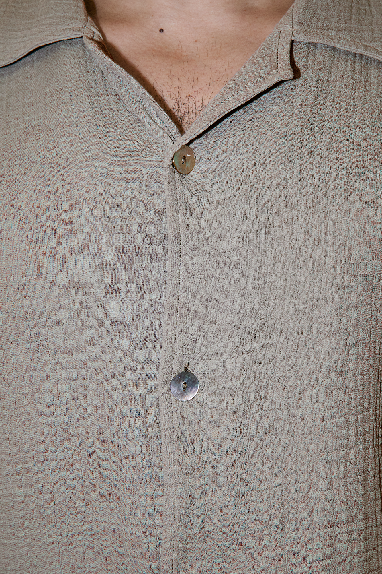 AngelWeave Sand Gauze Resort Shirt