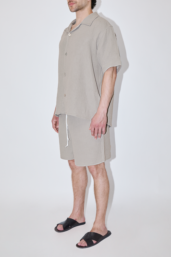 AngelWeave Sand Gauze Resort Shirt