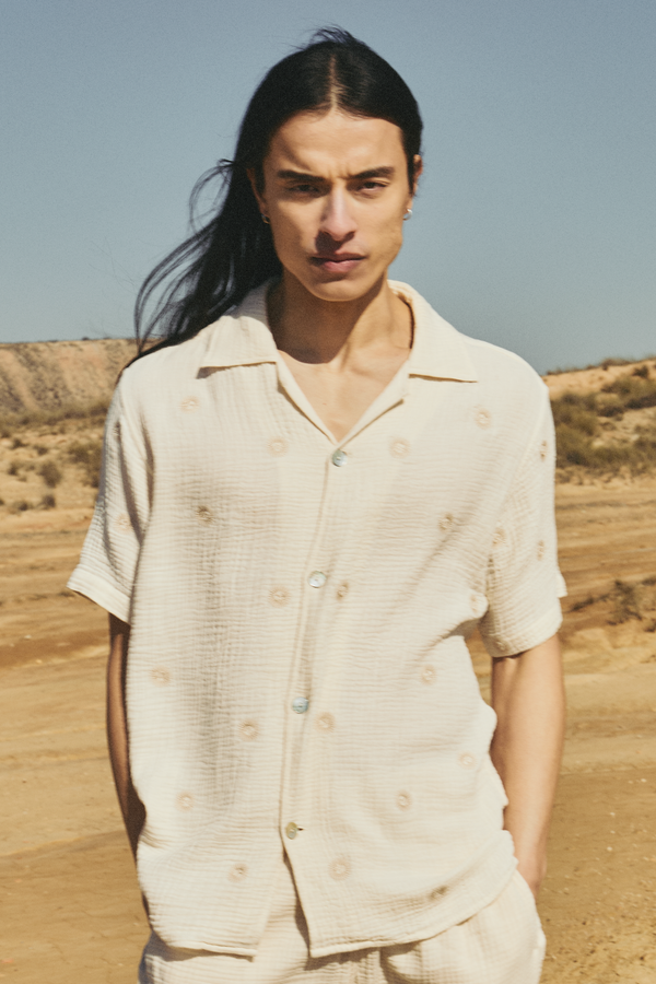 AngelWeave Solar Gauze Resort Shirt
