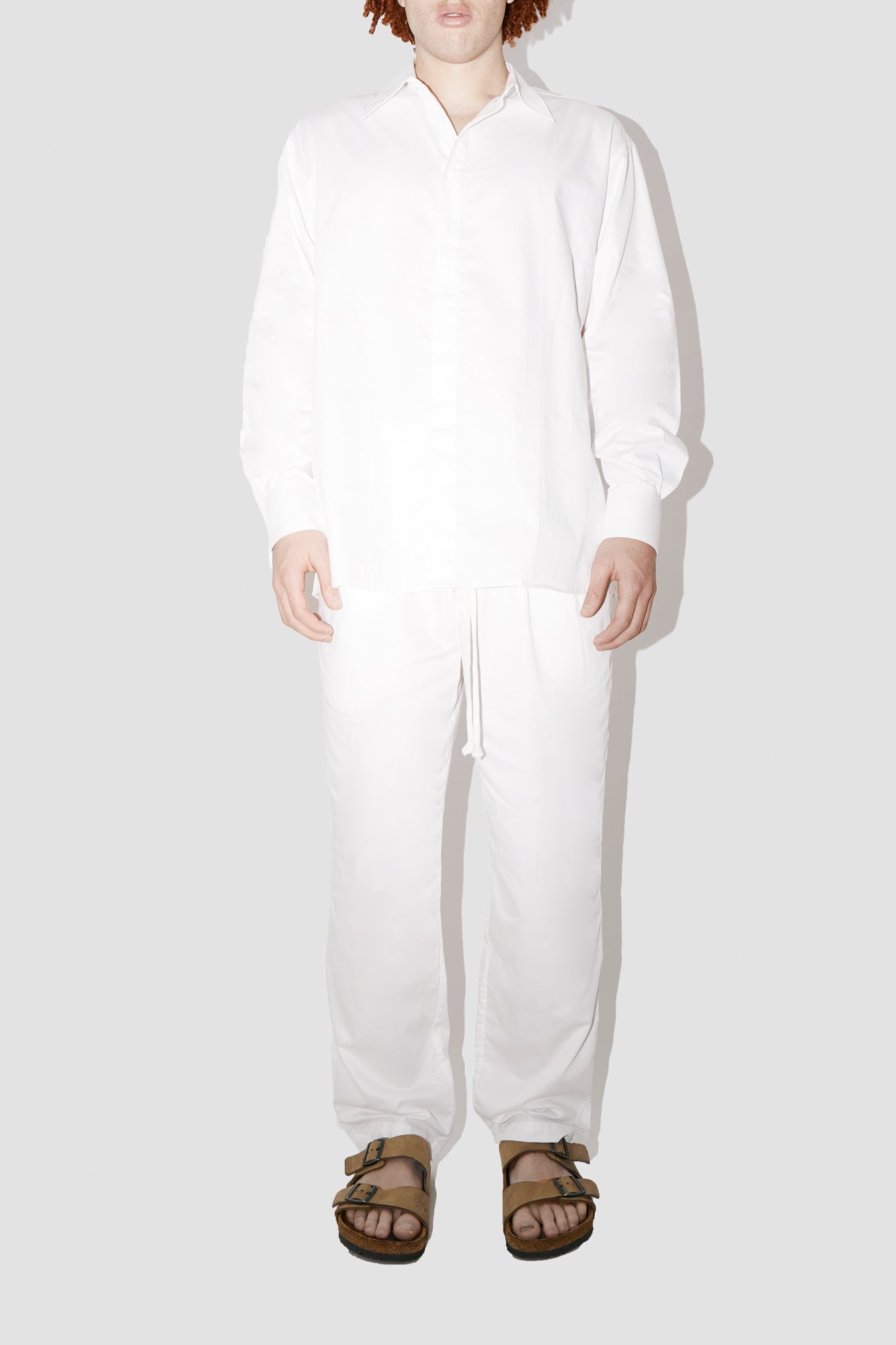 Paris White Oversized Shirt