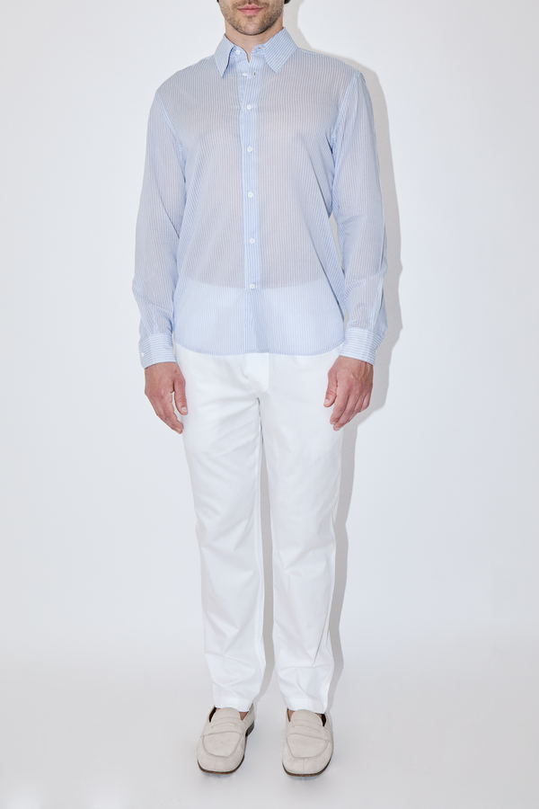 BreathAir Chambray Stripe Classic Shirt