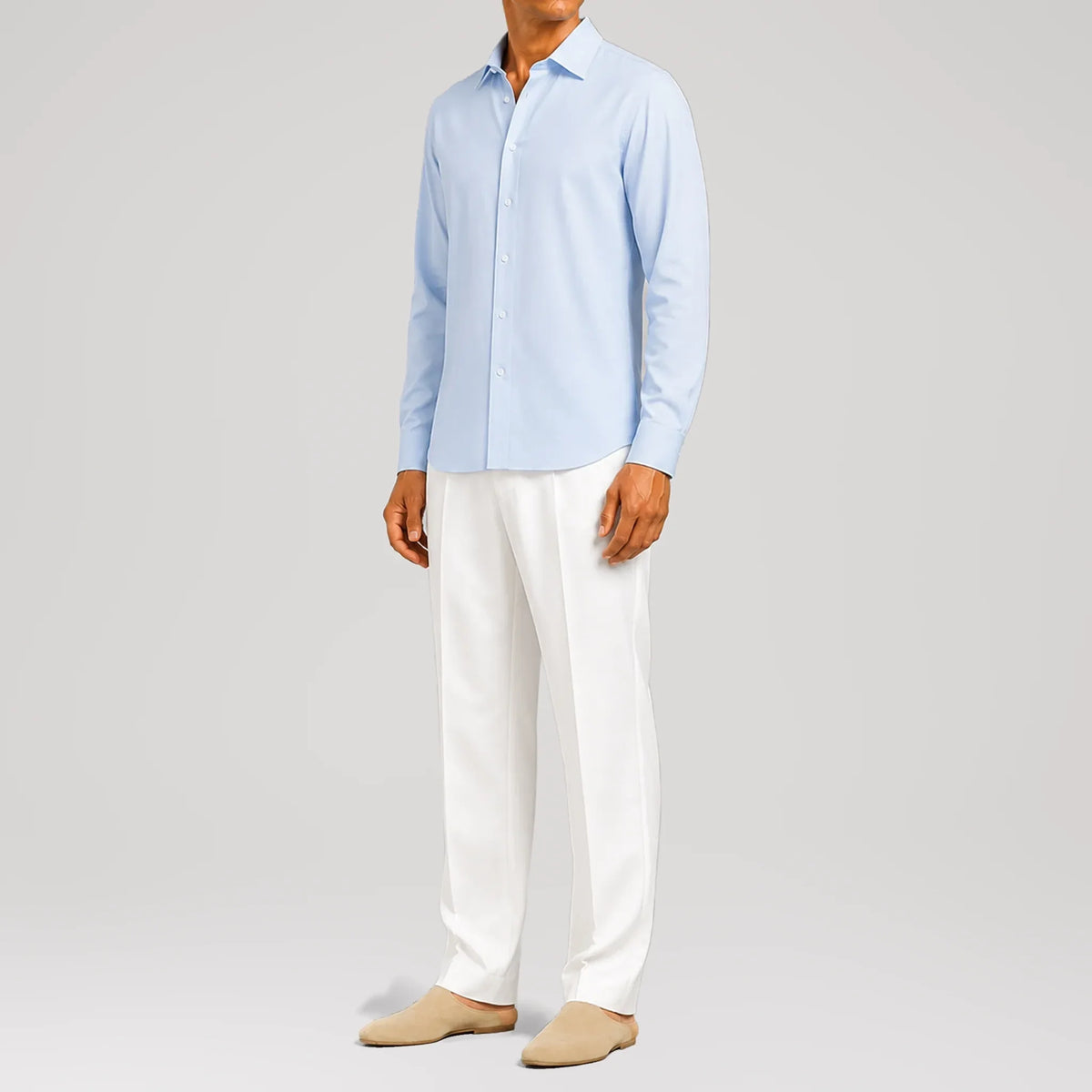 MicroTwill Sky Classic Shirt, side view