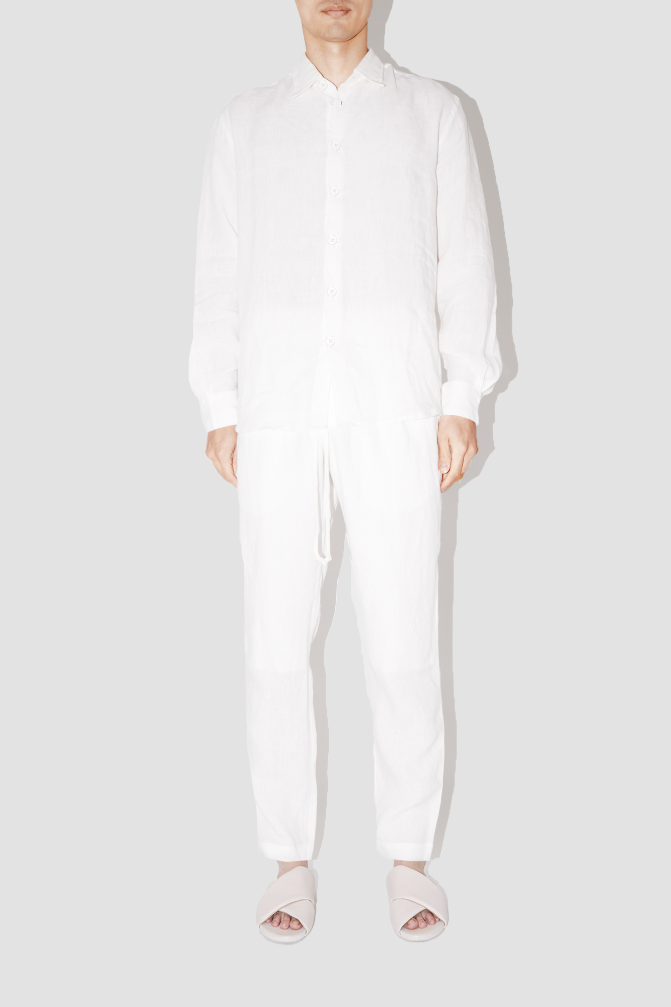 TerraLinen White Classic Shirt
