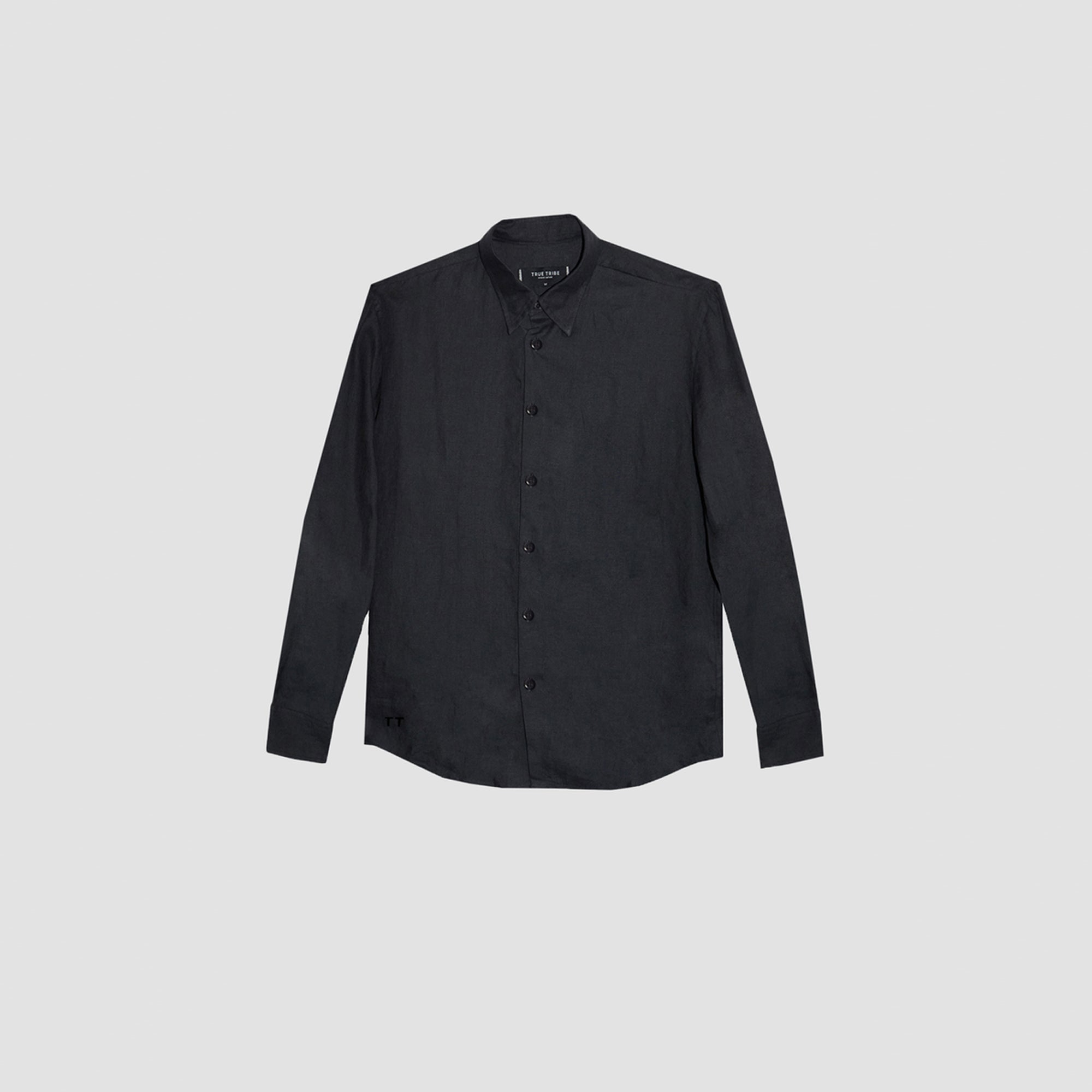 TerraLinen Black Classic Shirt