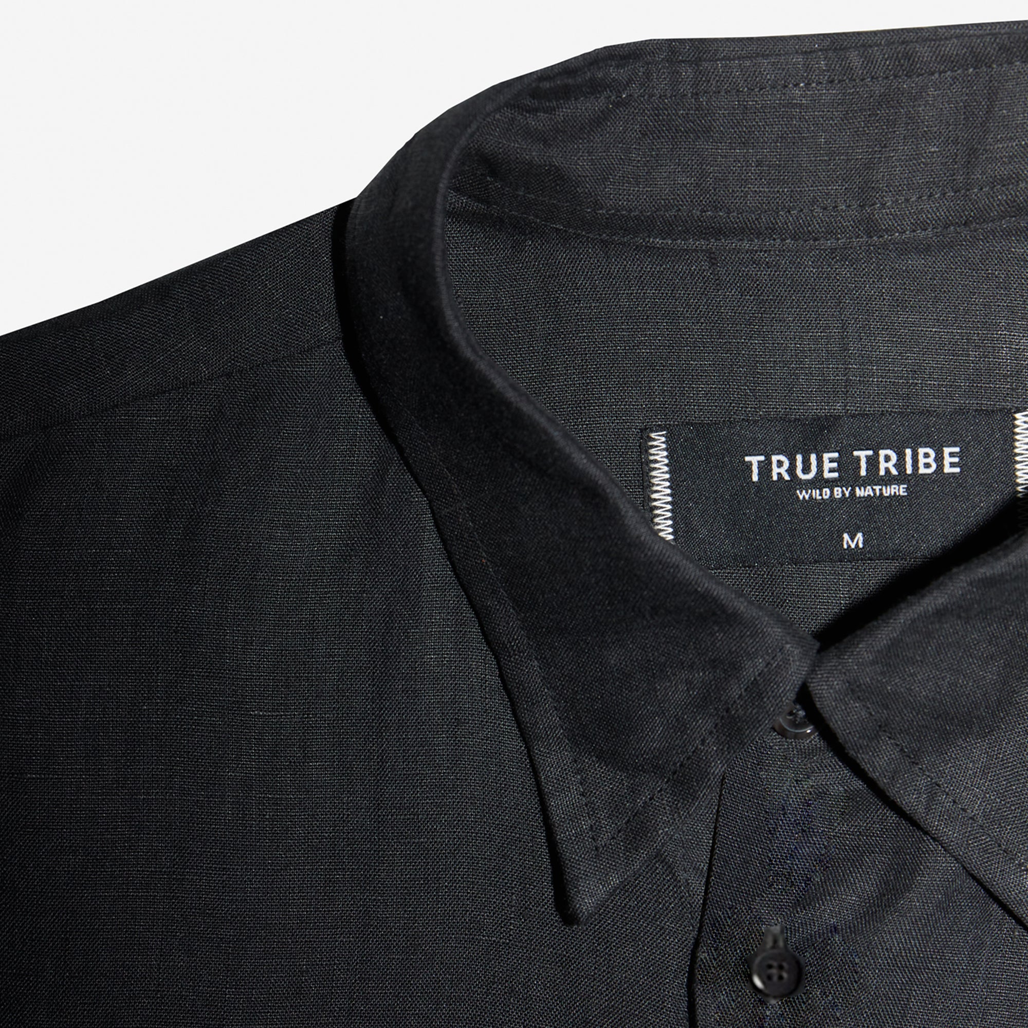 TerraLinen Black Classic Shirt