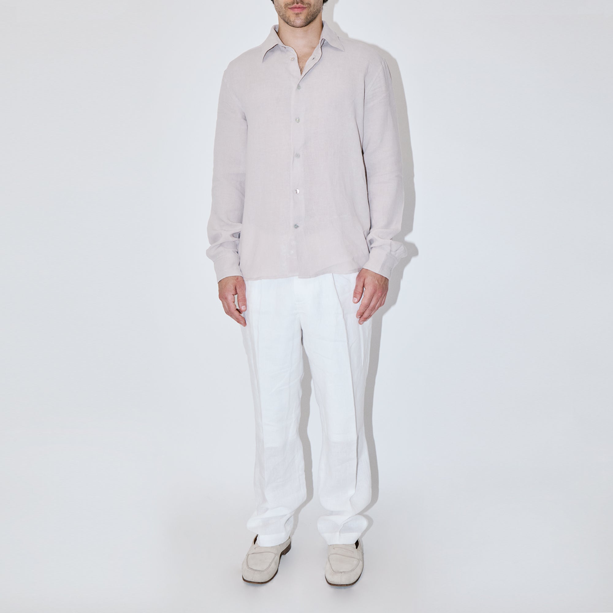 TerraLinen Sand Classic Shirt