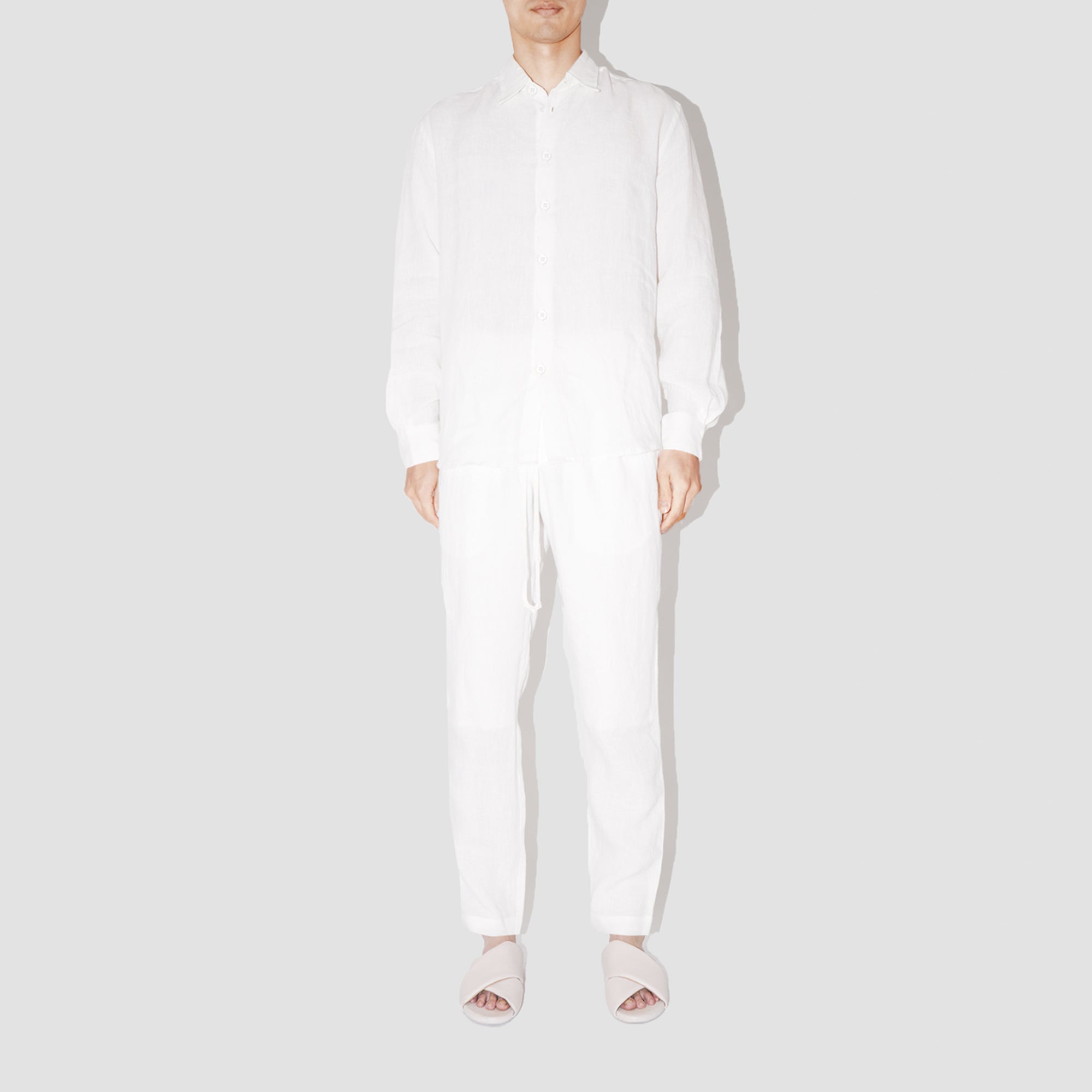 TerraLinen White Classic Shirt