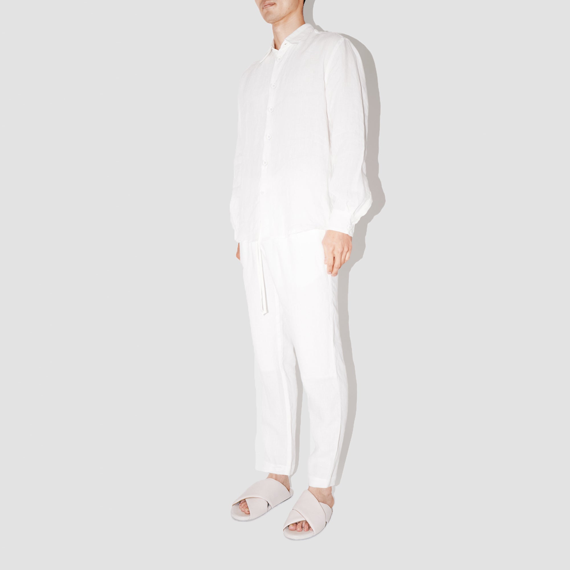 TerraLinen White Classic Shirt