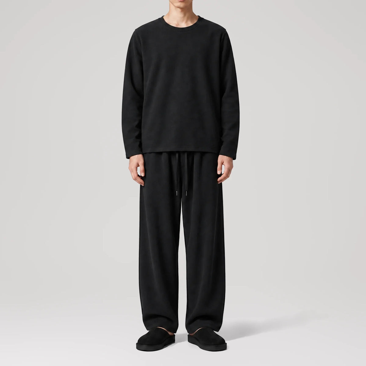 Heavyweight Endura Black Sweatshirt, front view