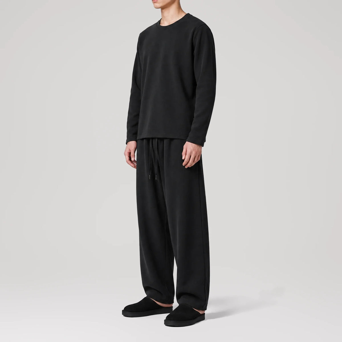 Heavyweight Endura Black Sweatshirt, side view