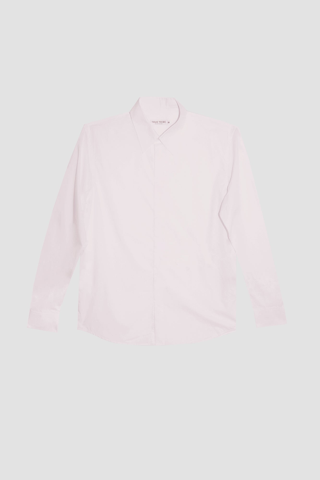 BreathAir Pink Cotton Voile Oversized Shirt
