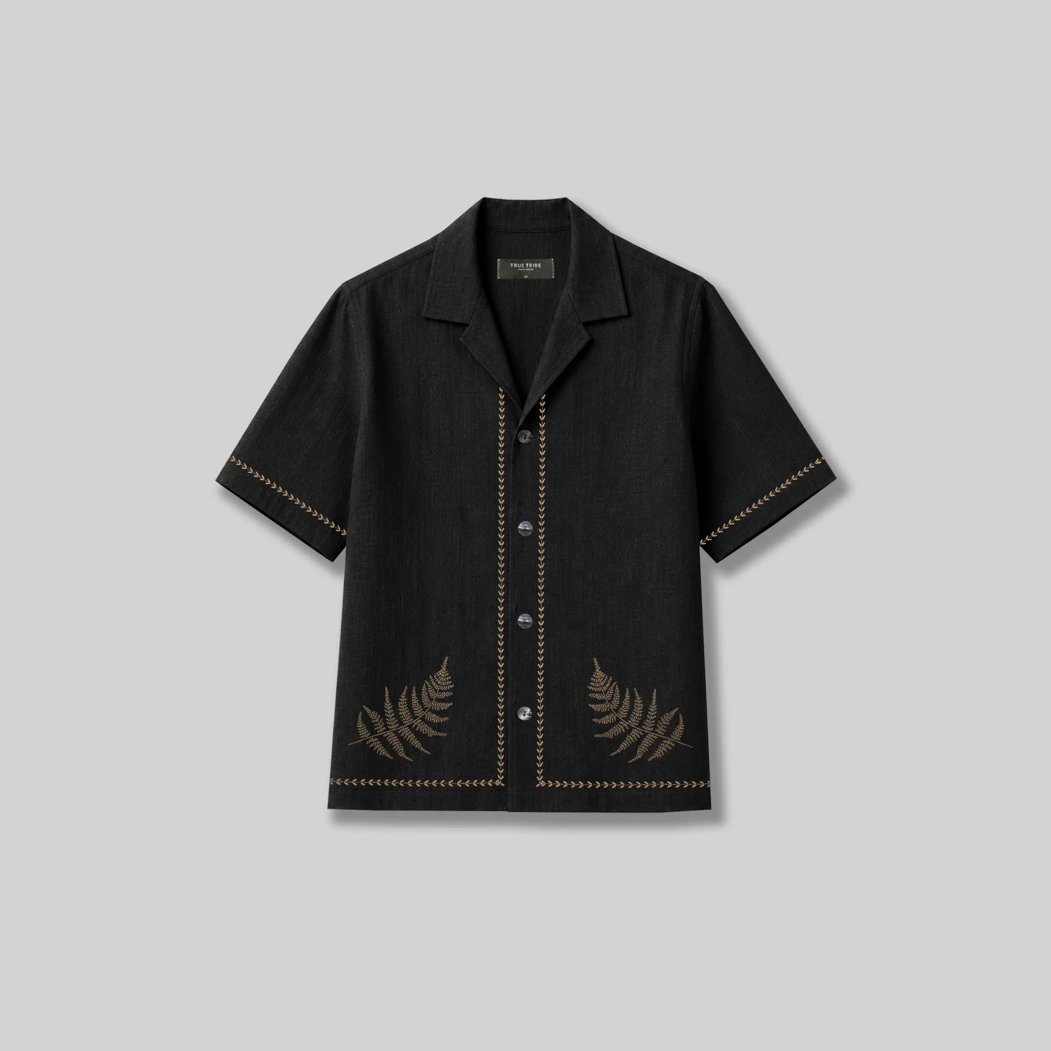 TerraLinen Wisper Gold Black