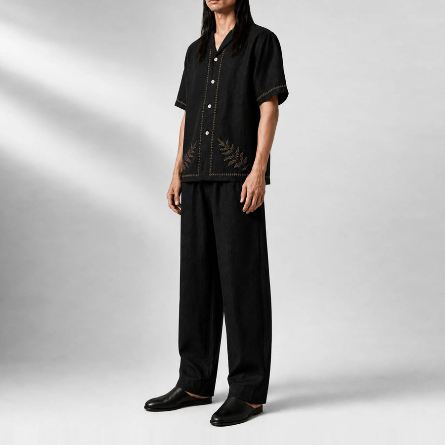 TerraLinen Wisper Gold Black