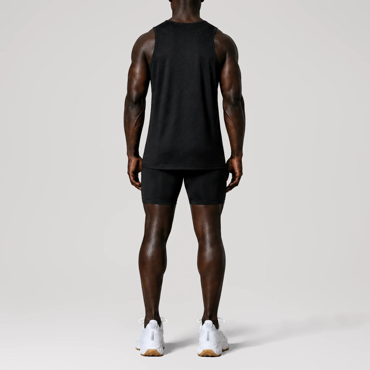 AquaLite Black Ventilated Training Tank, back view