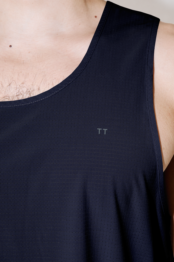 AquaLite Black Active Sleeveless Tee