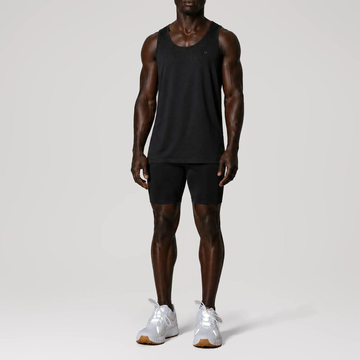 AquaLite Black Ventilated Training Tank, front view