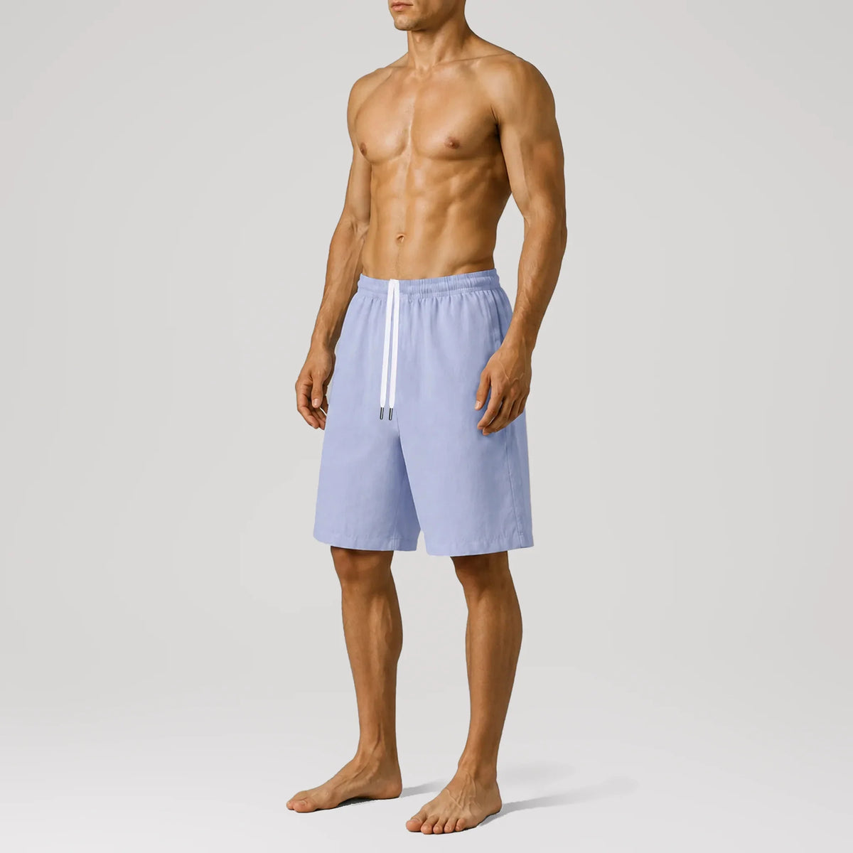 AquaSilk Dusk Bermuda Swim Shorts, front view
