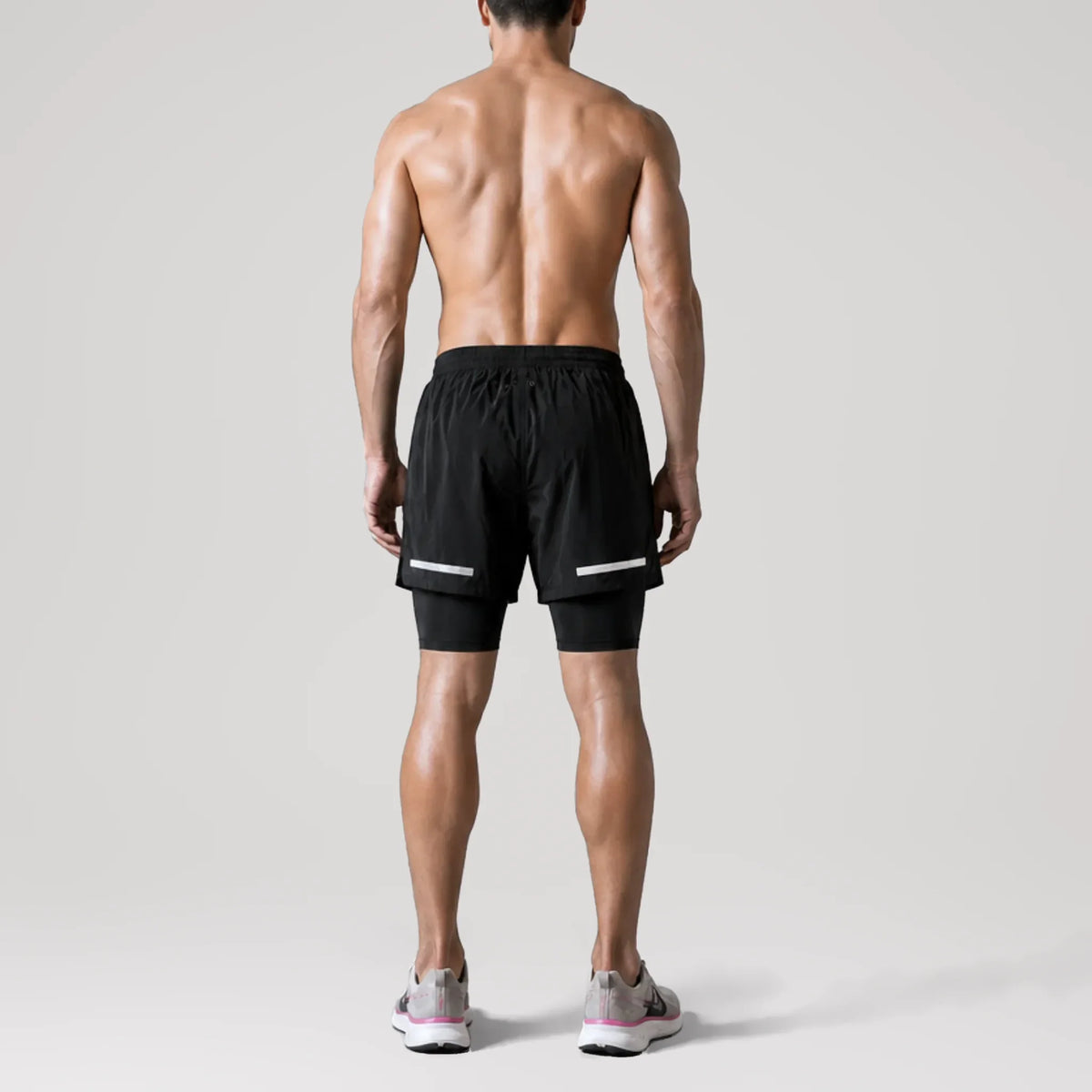NoirLite Distance Running Shorts, back view