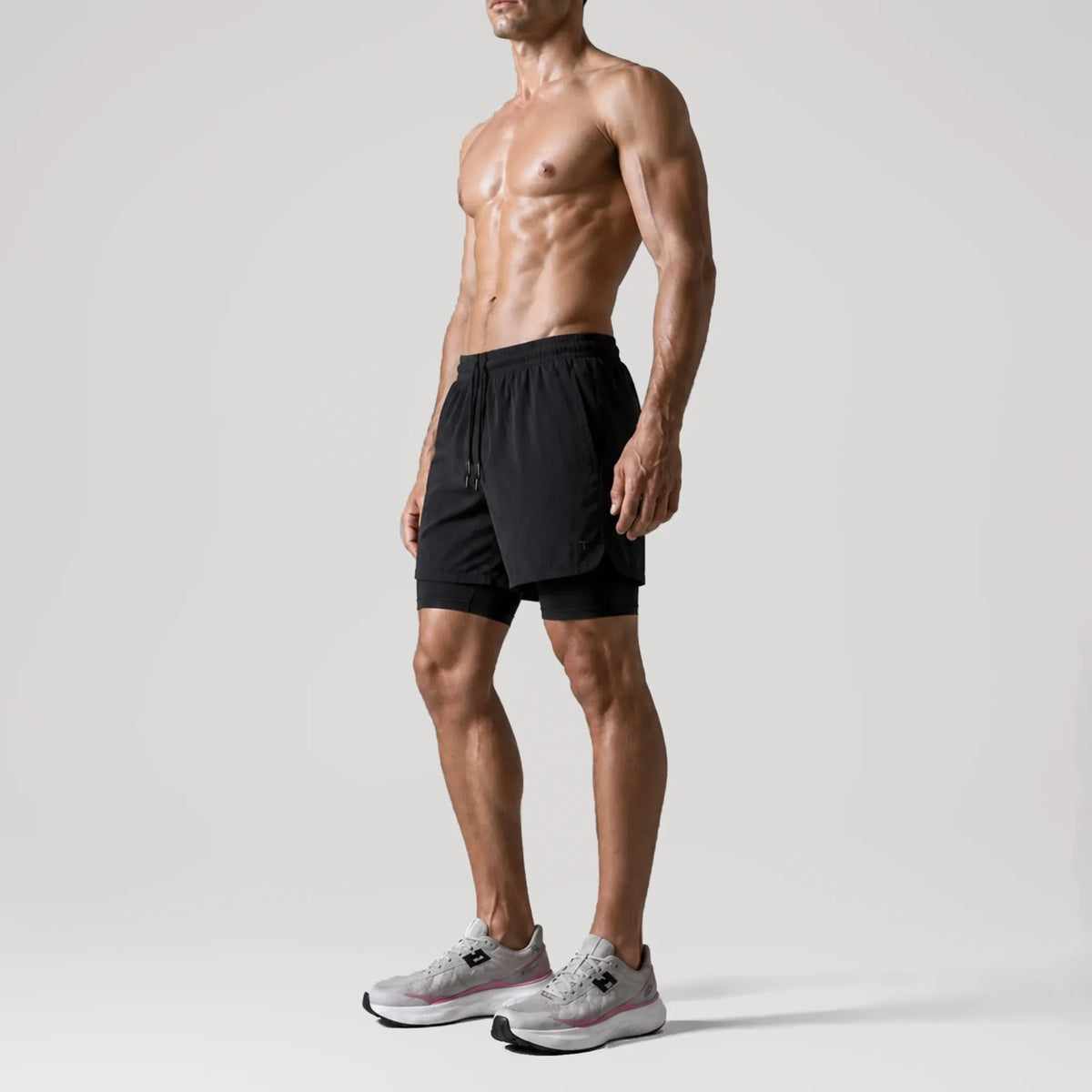 NoirLite Tempo Running Shorts, side view