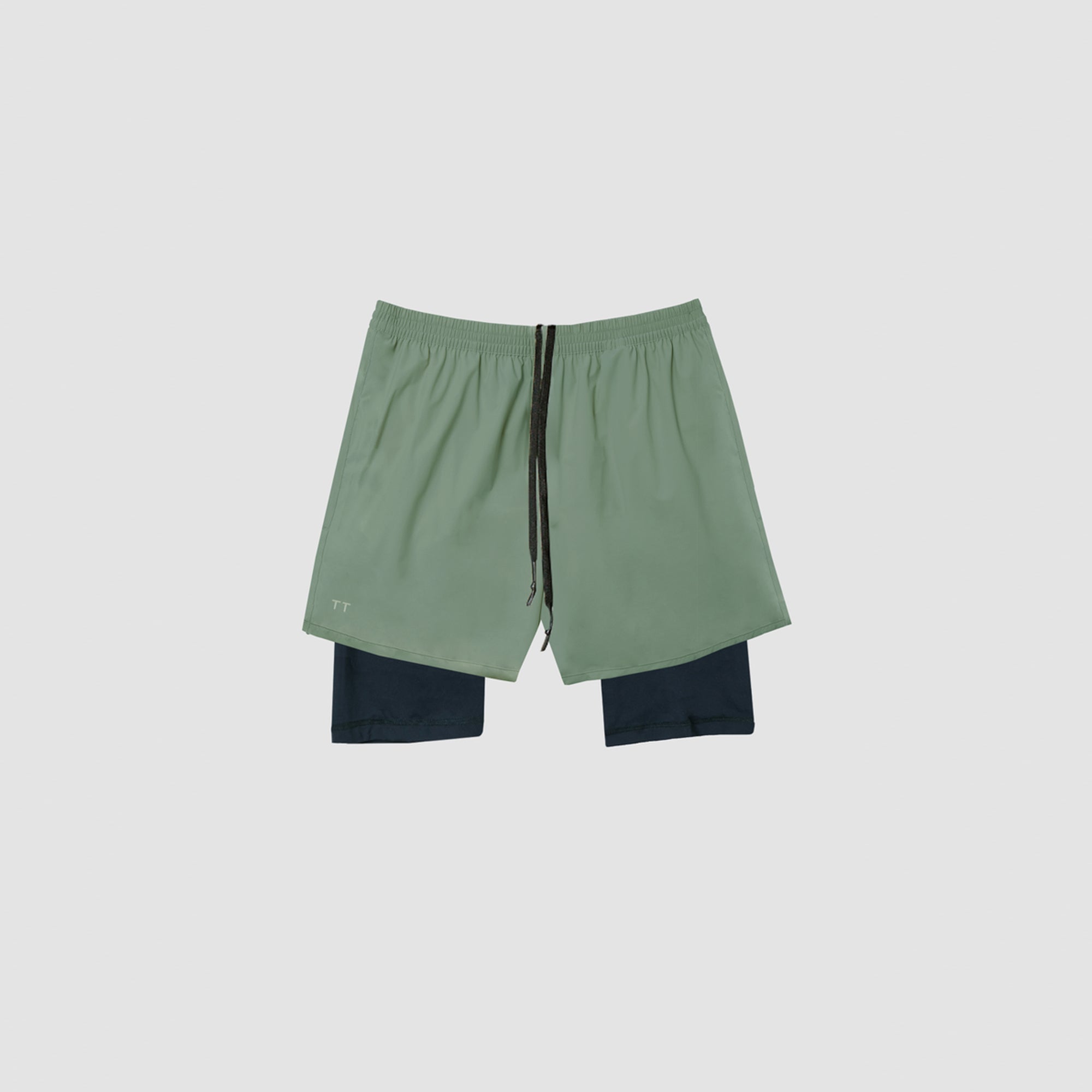 AquaSilk Khaki Running Shorts
