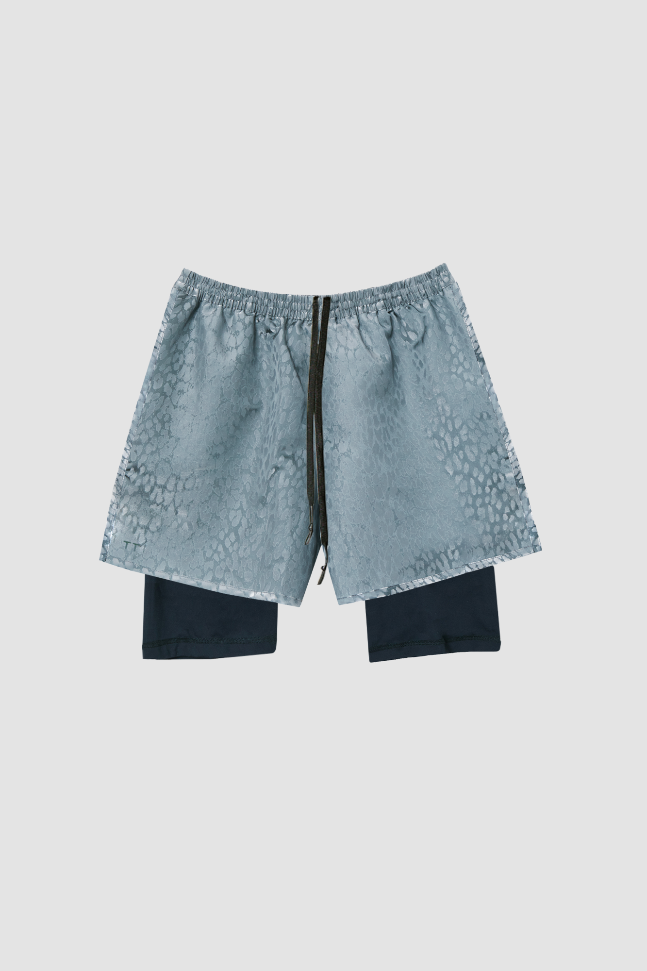 Leopard Space Running Shorts