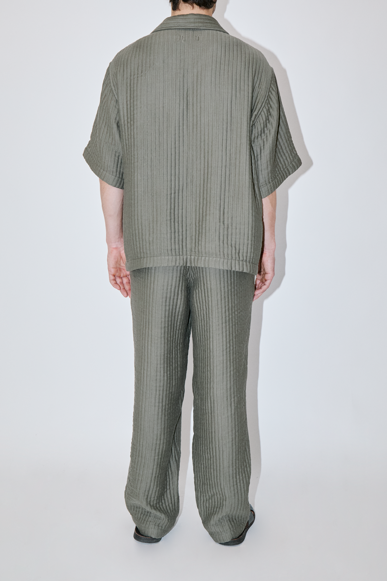 AirCloud Khaki Cotton Cuban Shirt