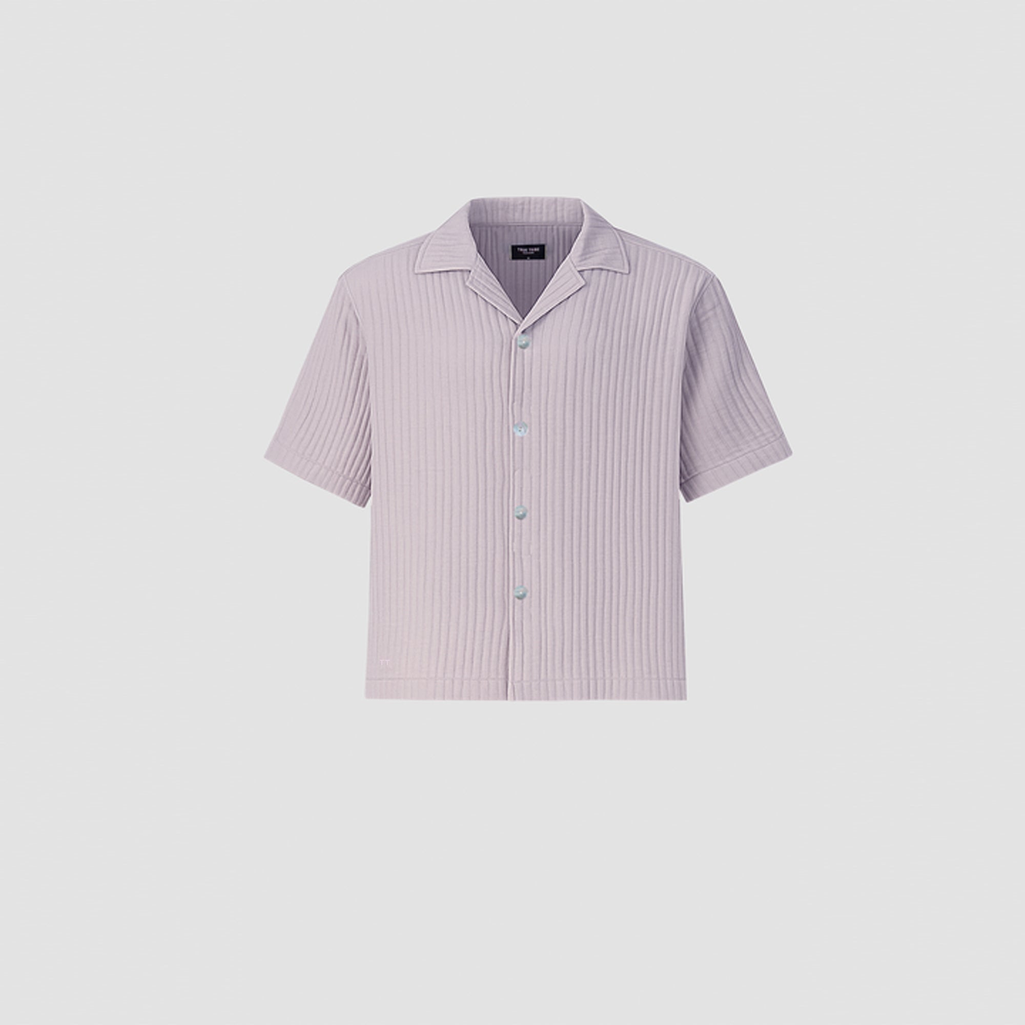 AirCloud Taupe Cotton Cuban Shirt
