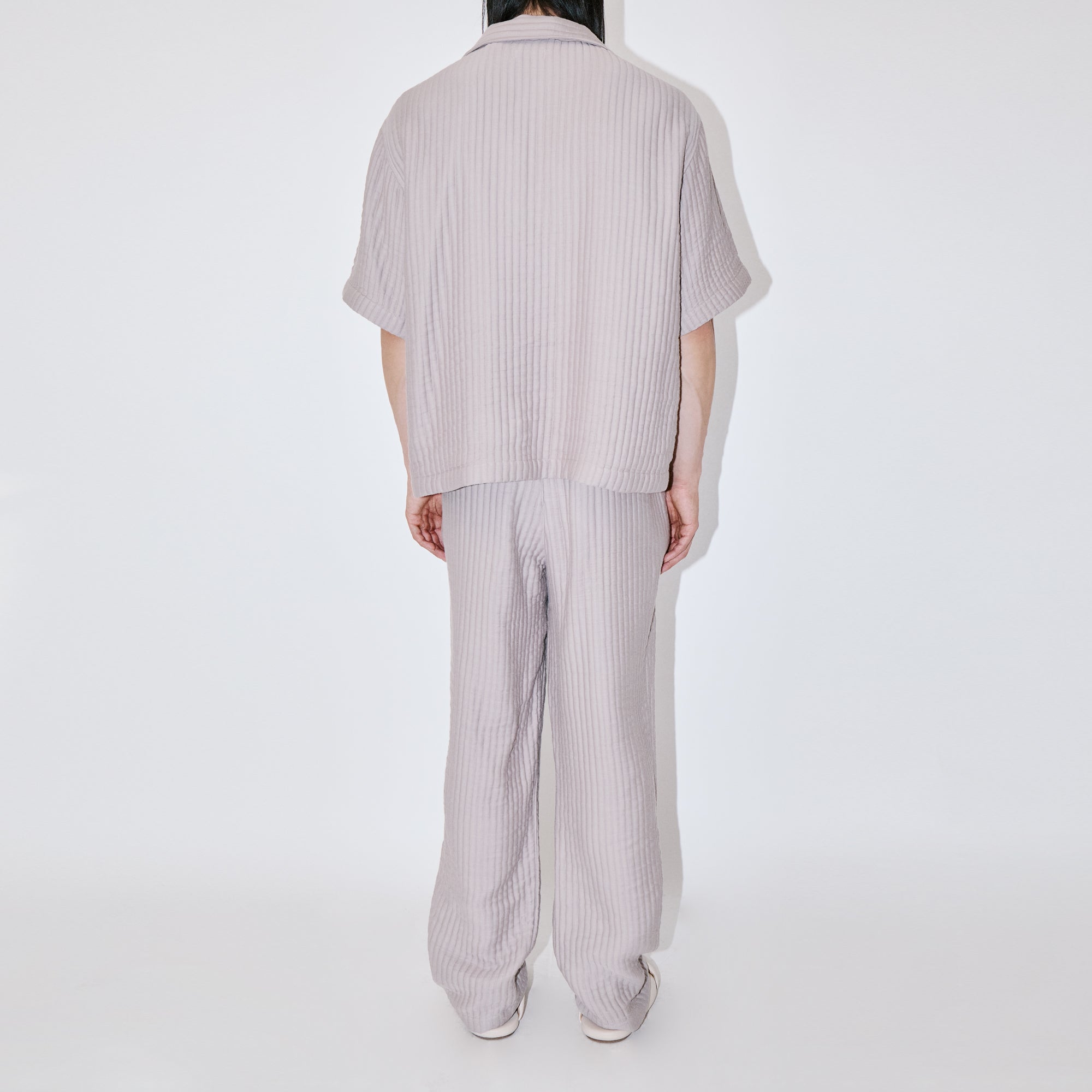 AirCloud Taupe Cotton Cuban Shirt