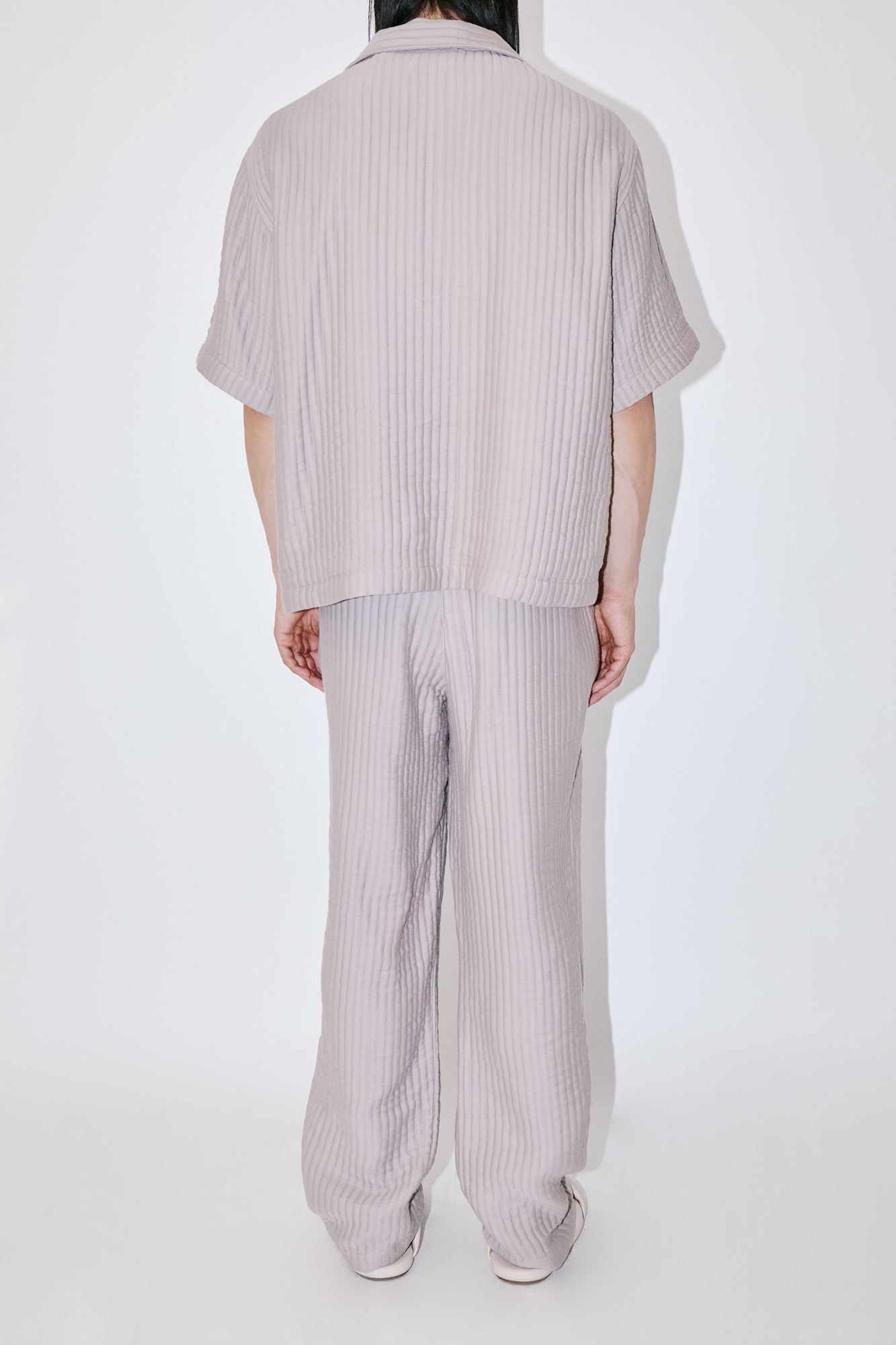 AirCloud Taupe Cotton Cuban Shirt