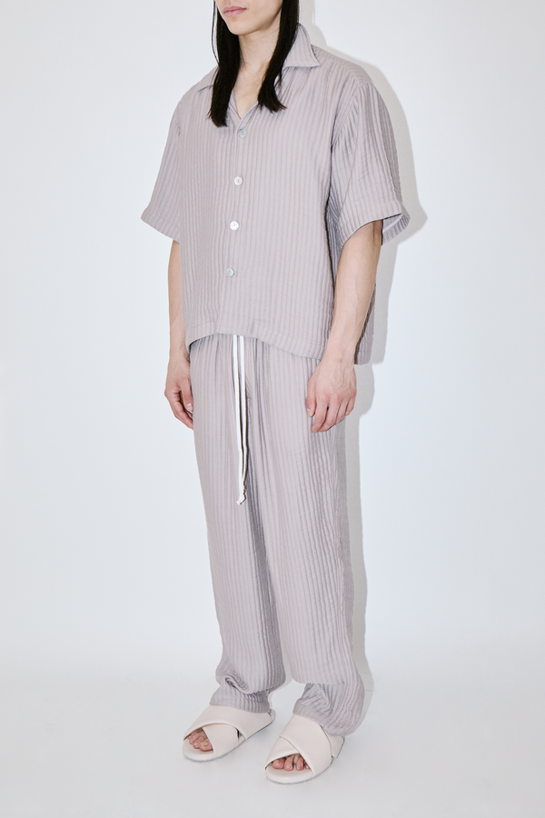 AirCloud Taupe Cotton Cuban Shirt