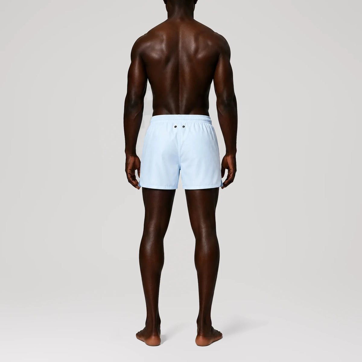Maillot de bain Short AquaSilk Sky Blue, vue de dos