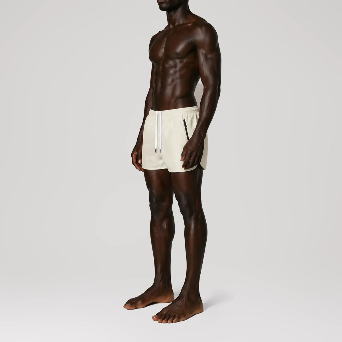 Maillot de bain Short AquaSilk Vanilla, vue de profil