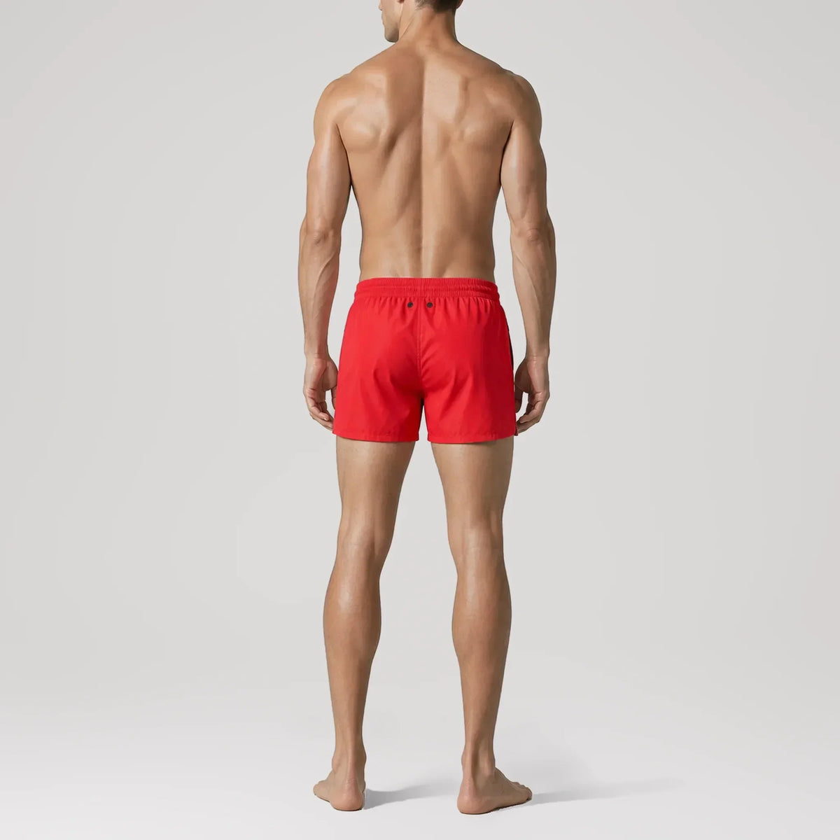 Maillot de bain Short OxMoon Red, vue de dos