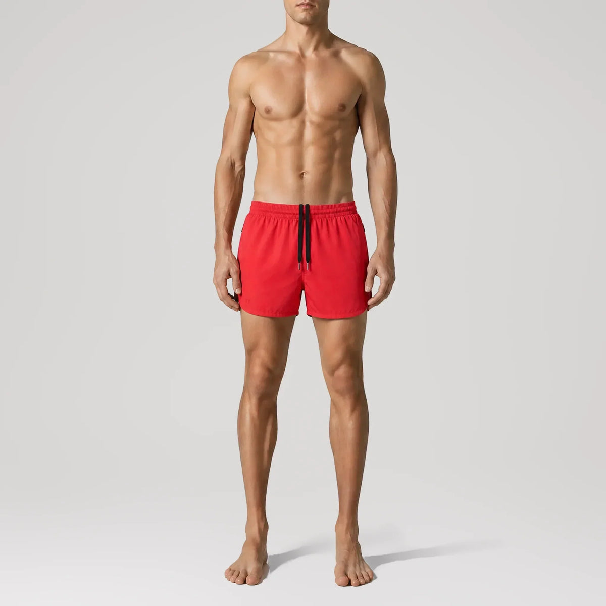 Maillot de bain Short OxMoon Red, vue de face