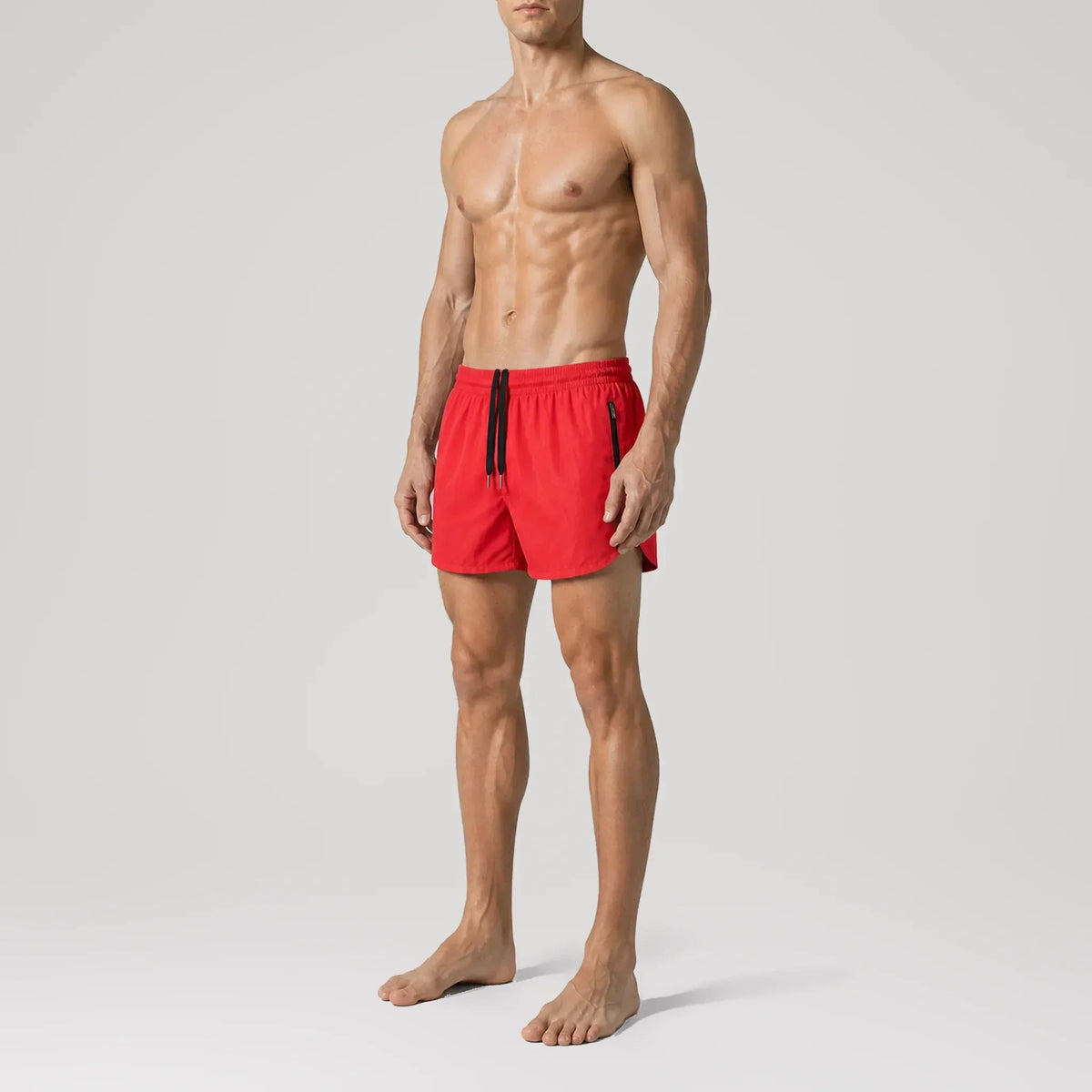 Maillot de bain Short OxMoon Red, vue de profil