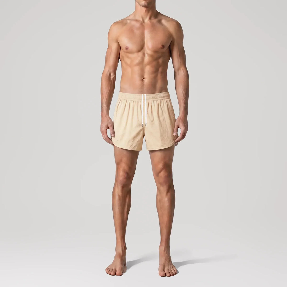 Maillot de bain Short AquaSilk Peach, vue de face