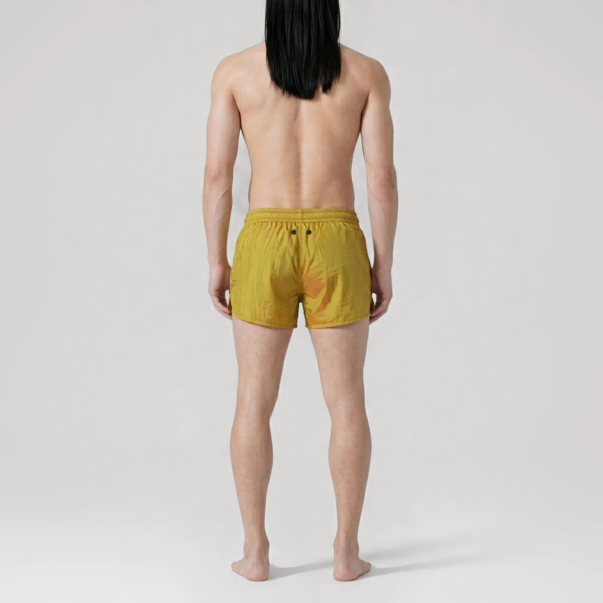 GoldMoon Short Swim Shorts, back view