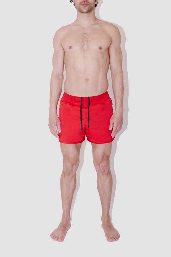 Moon Red Shorter Swim Shorts