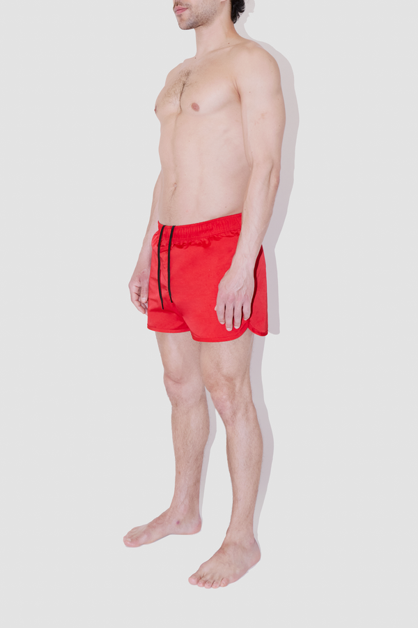 Moon Red Shorter Swim Shorts