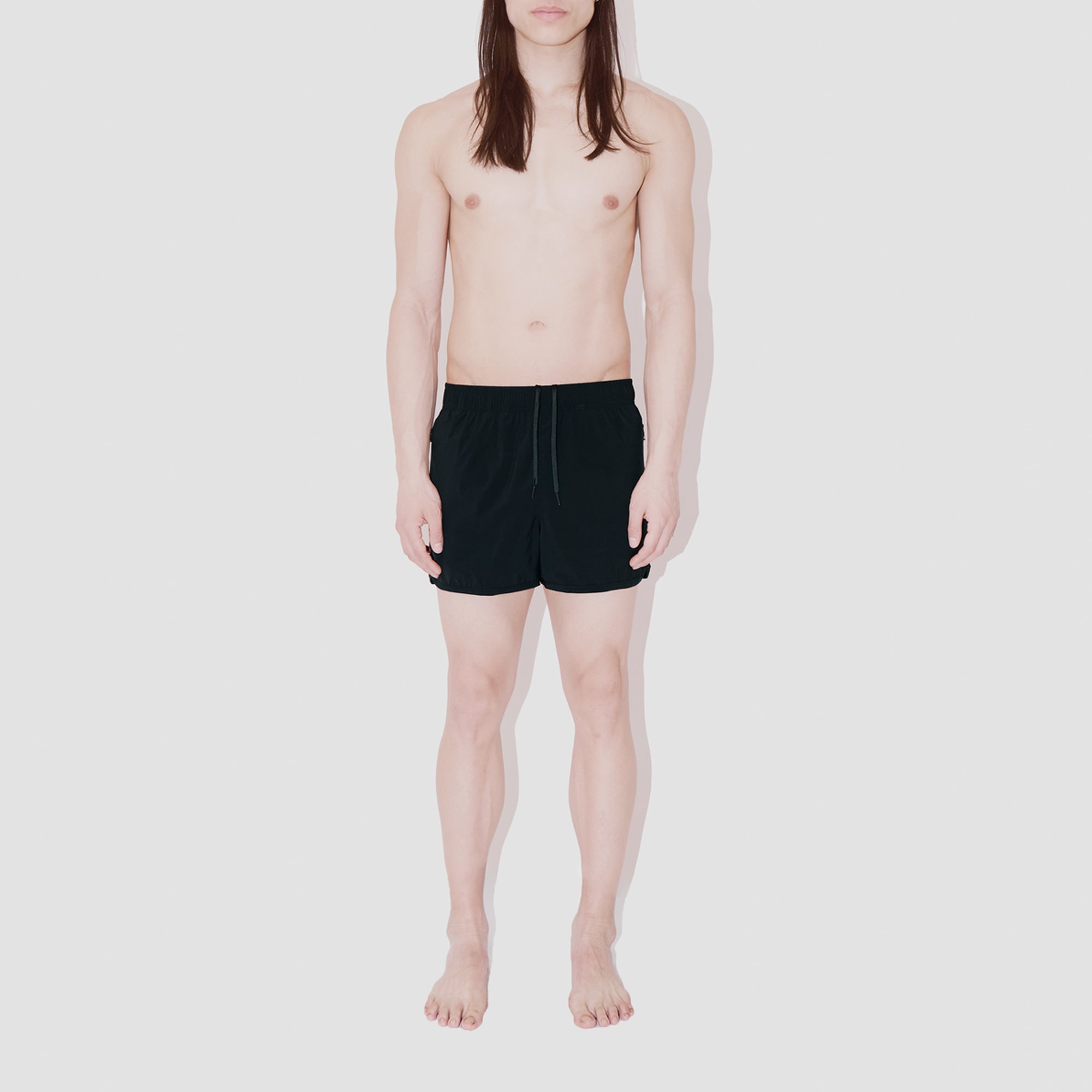 NoirSilk Shorter Swim Shorts