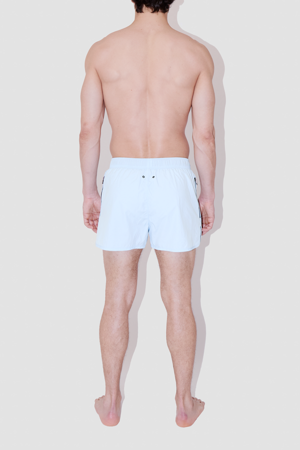 Sky Blue Shorter Swim Shorts