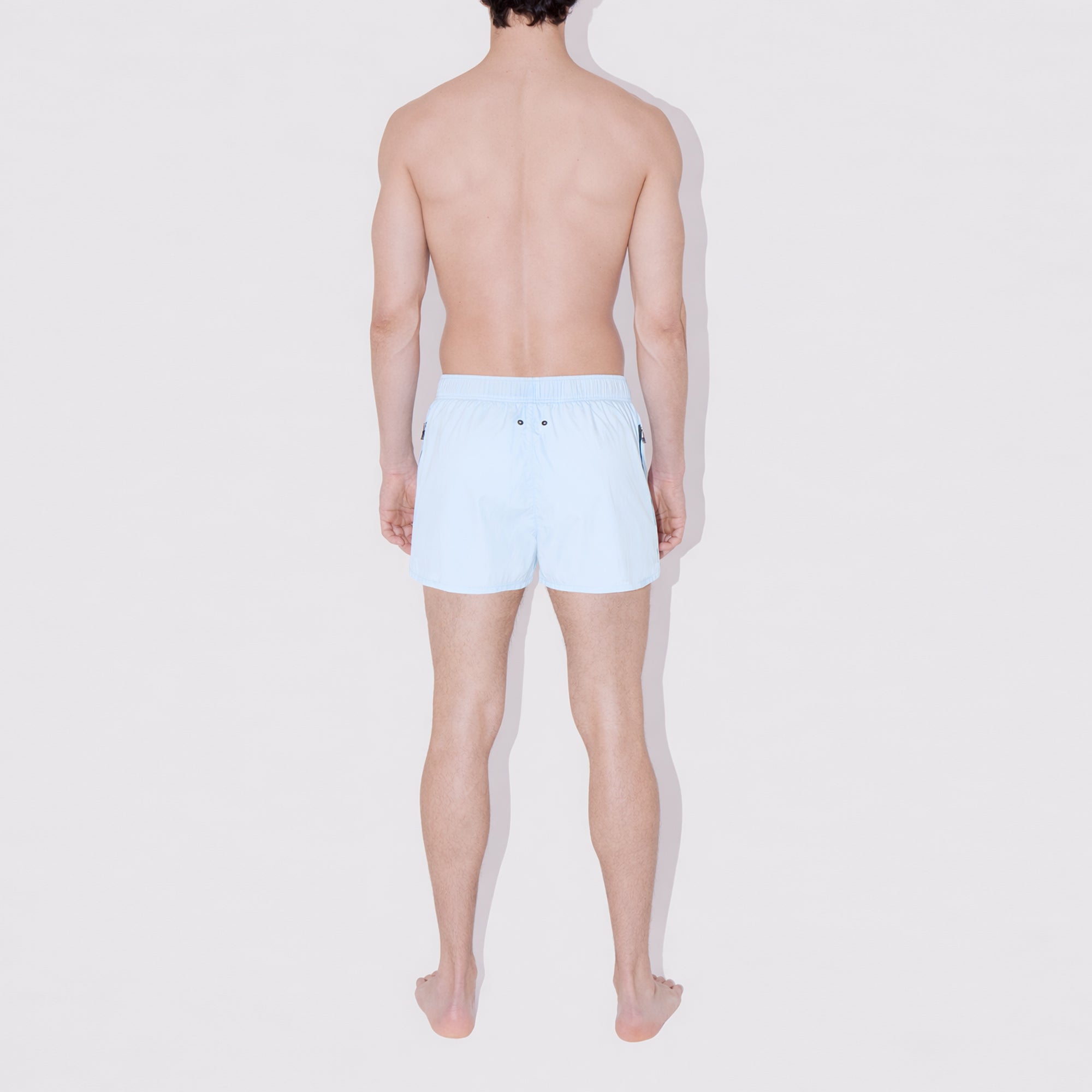 AquaSilk Sky Blue Shorter Swim Shorts
