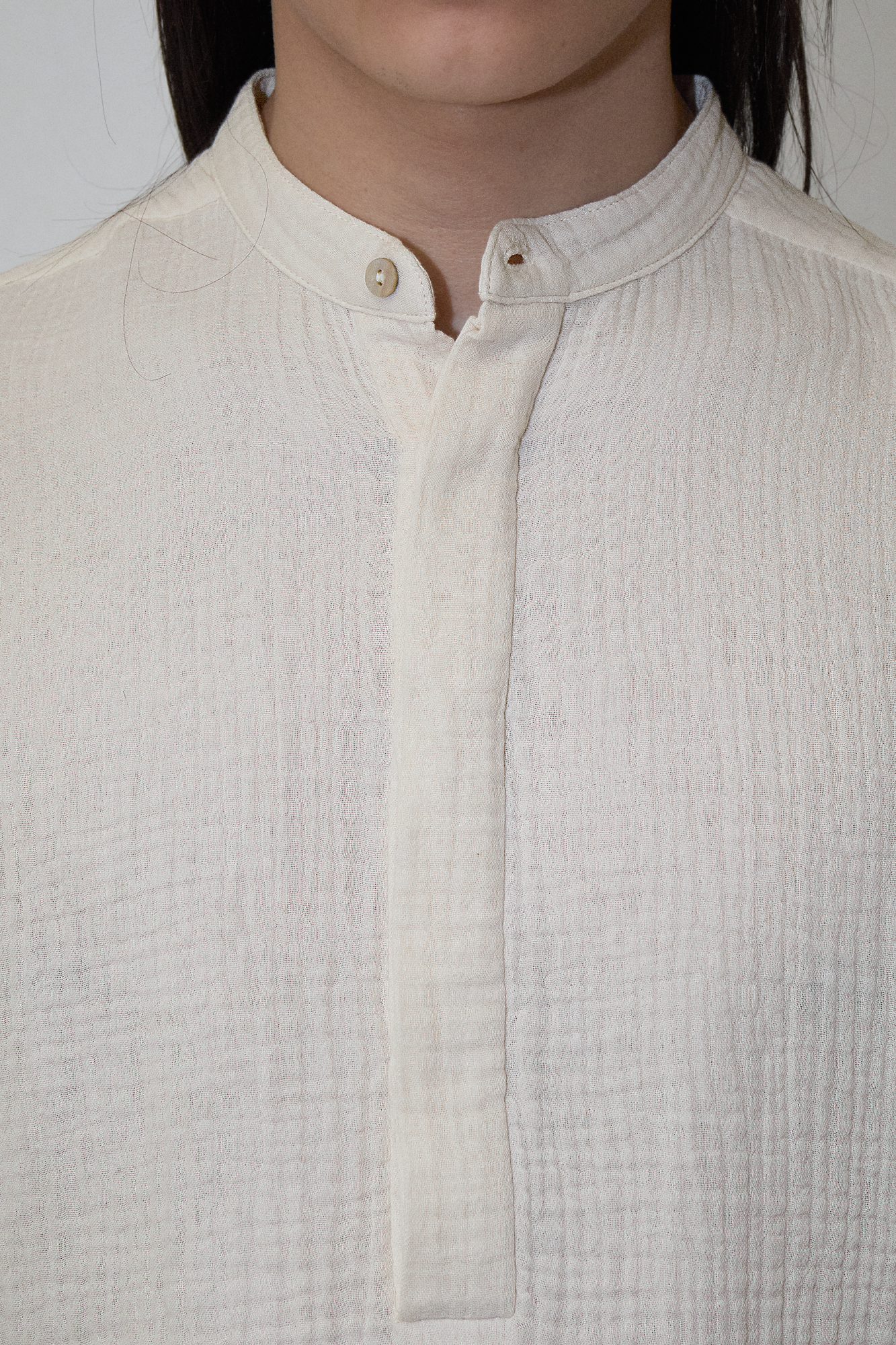AngelWeave Ivory Gauze Kurta