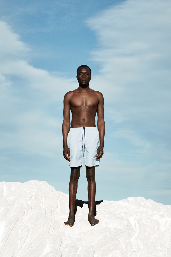 Sky Blue Classic Swim Shorts