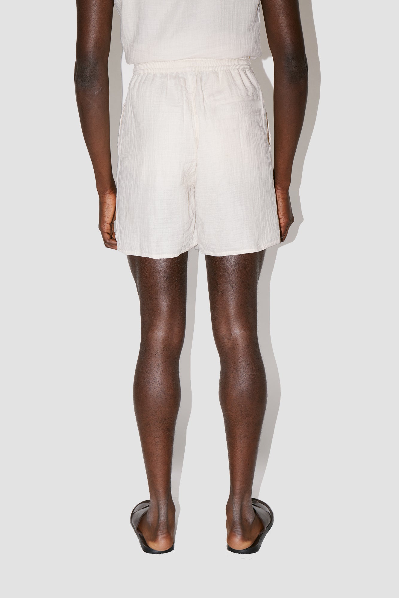 AngelWeave Ivory Gauze Lounge Shorts