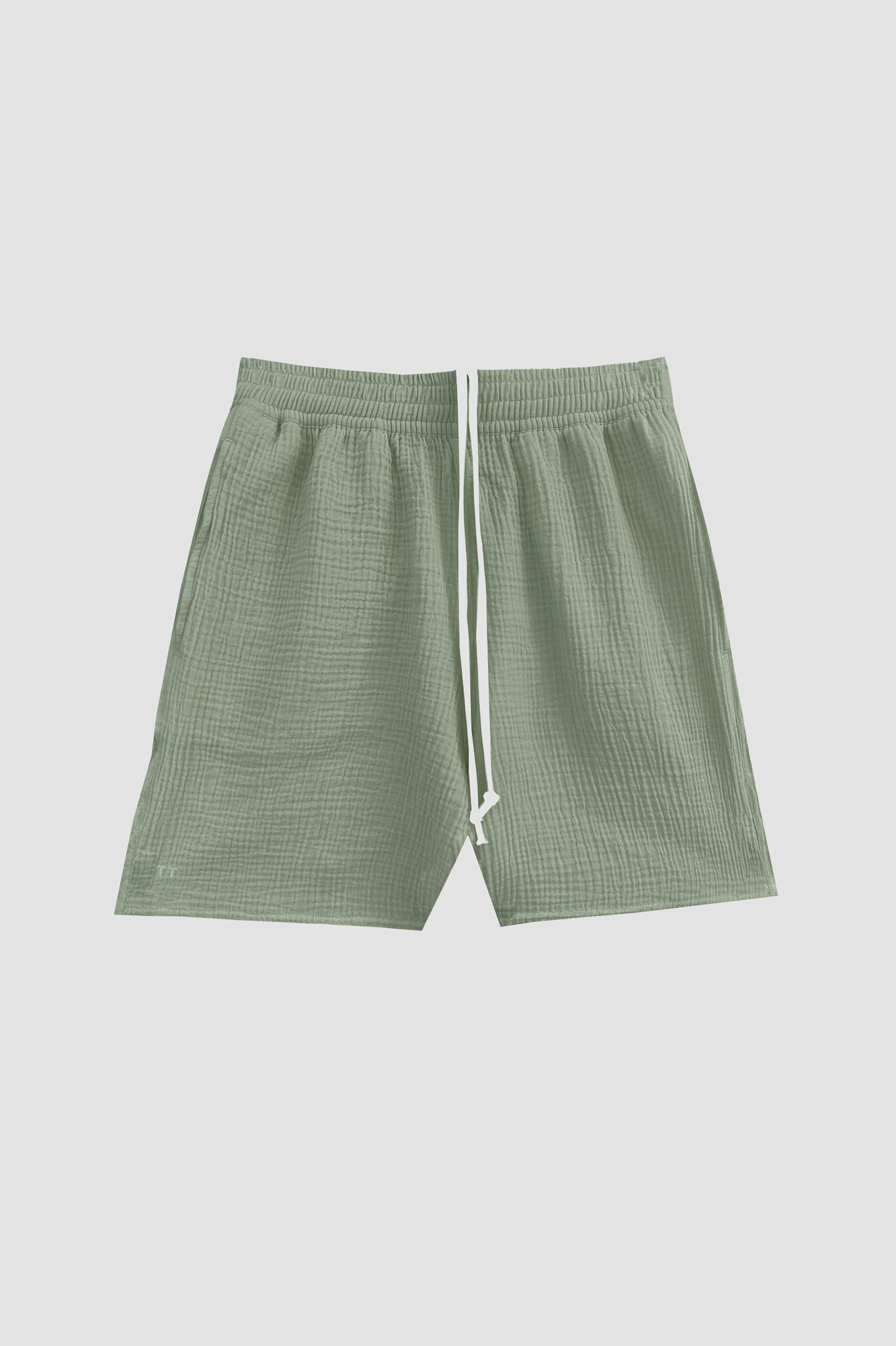 AngelWeave Khaki Gauze Lounge Shorts