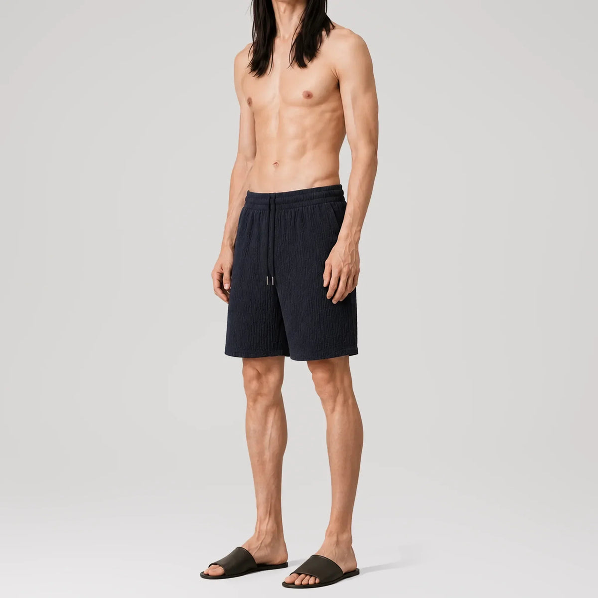 Short lounge AngelWeave Midnight Gauze, vue de profil