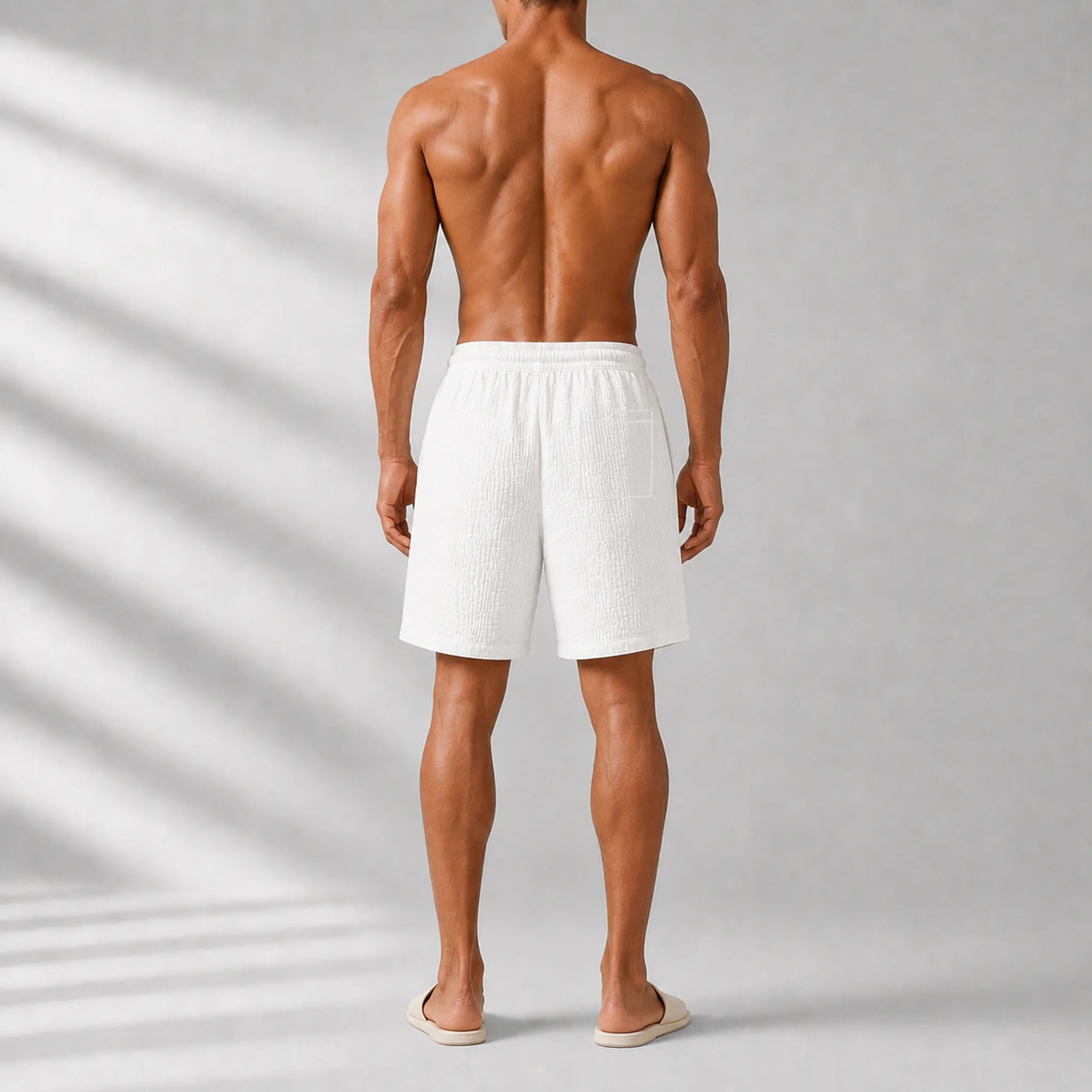 AngelWeave White Lounge Short
